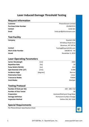 laser damage test results1